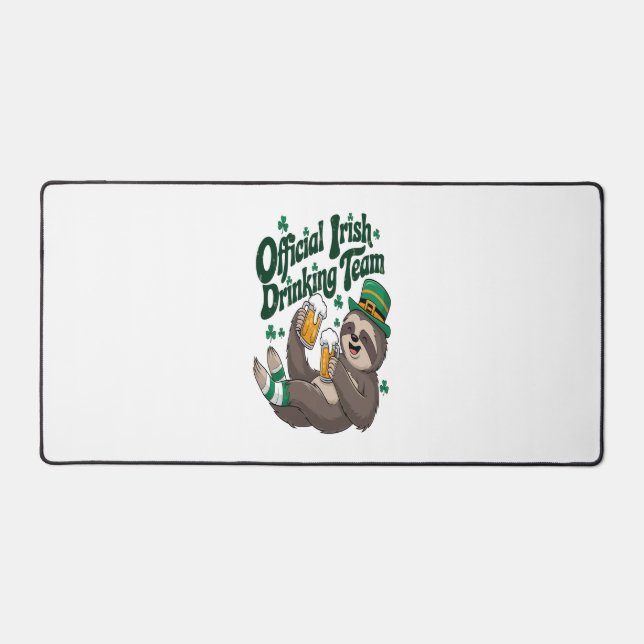 Sloth Irish Drinking St Patrick's Day (Recto)