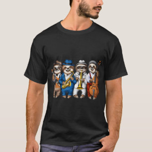 Sloth Jazz Musicians T-Shirt
