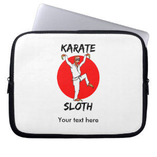 Sloth Karate Laptop Sleeve