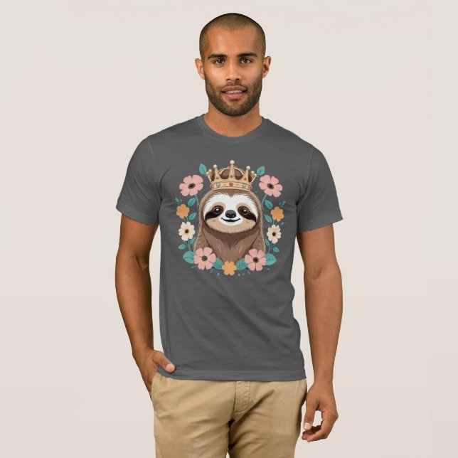 Sloth King T-Shirt (Front Full)
