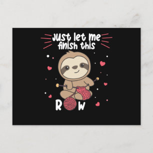 Sloth Knits For Every Knit And Crochet Friend Postcard