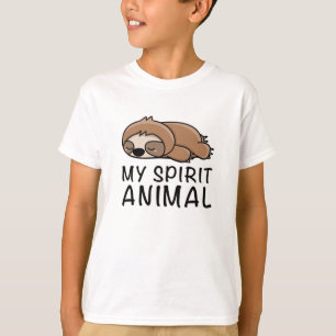 Sloth Lazy Sloths Animal Tired Chill Sleeping Gift T-Shirt