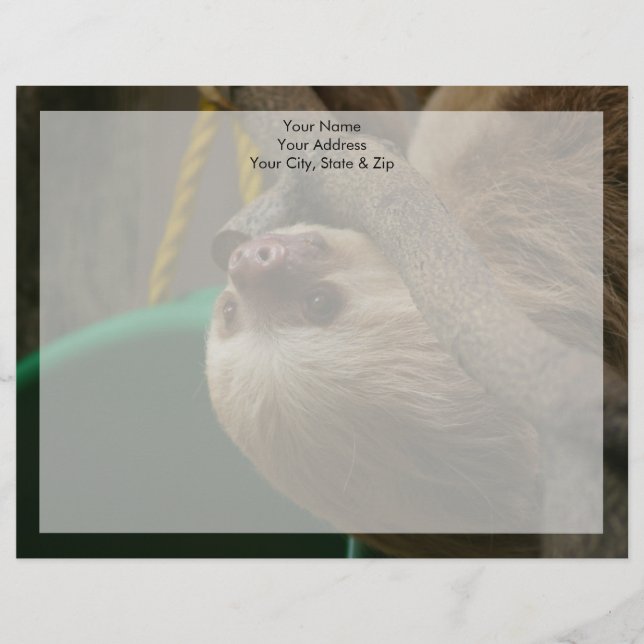 Sloth Letterhead (Front)
