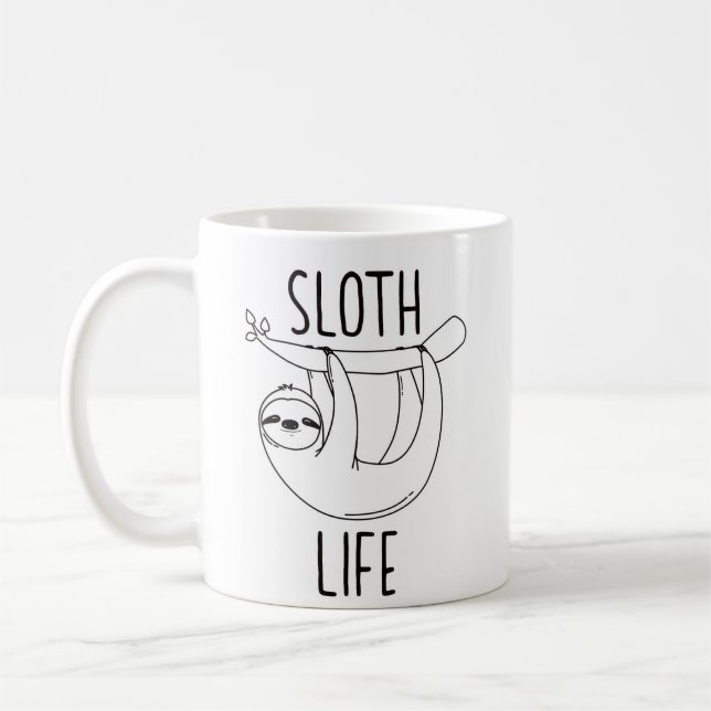 Sloth Life Mug (Left)