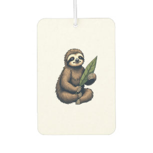 Sloth Line Engraving Classic Animal Tee (2) Air Freshener