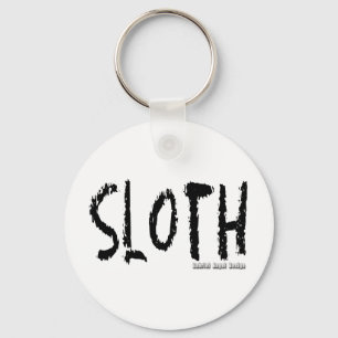 Sloth Logo Keychain