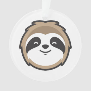 Sloth Mascot Ornament