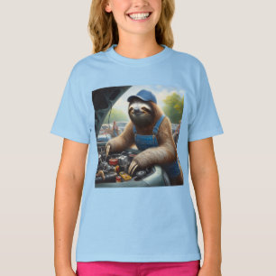 Sloth Mechanic T-Shirt