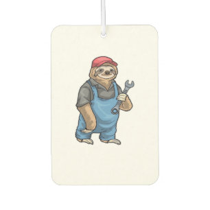 Sloth Mechanic Wrench Classic T-Shirt Air Freshener