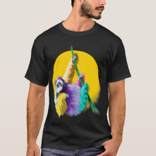 Sloth Men Women Sloth Lover Graphic Art Sloth T-Shirt