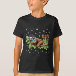 Sloth Menorah Hanukkah Chanukah Animal Sloths Jewi T-Shirt<br><div class="desc">Sloth Menorah Hanukkah Chanukah Animal Sloths Jewish</div>