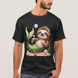 Sloth Mermaid T-Shirt
