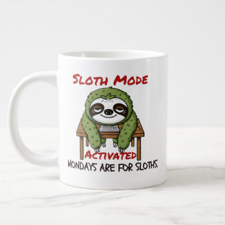 Sloth Mode Activated Large Coffee Mug