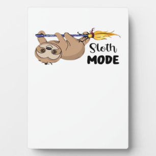 Sloth Mode Classic T-Shirt Plaque