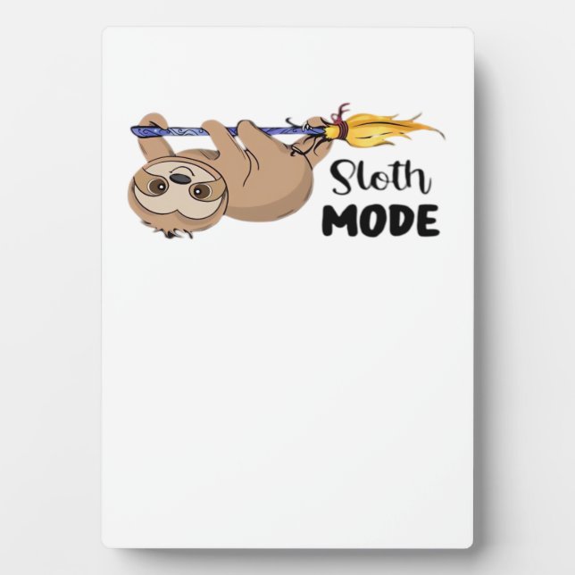 Sloth Mode Classic T-Shirt Plaque (Front)