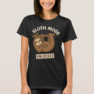 SLOTH MODE UNLOCKED - Relax Coffee T-Shirt