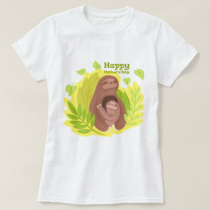 Sloth Mom And Baby T-Shirt