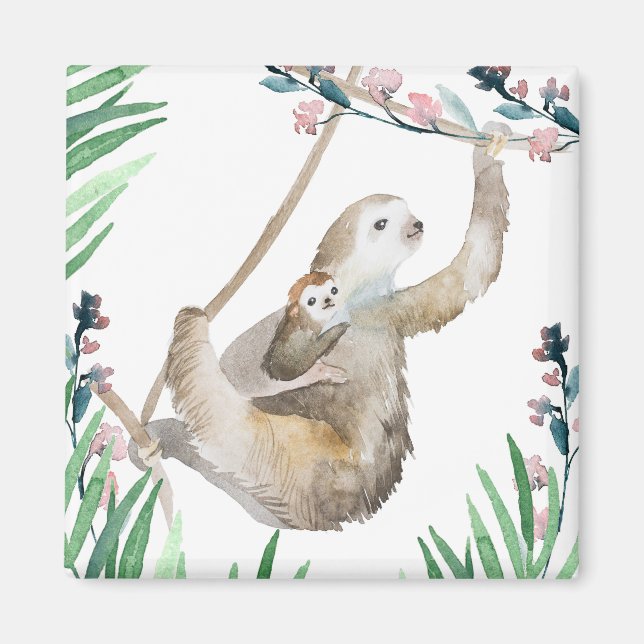 Sloth Momma Magnet (Front)