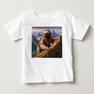 Sloth Mountain Climbing Baby T-Shirt