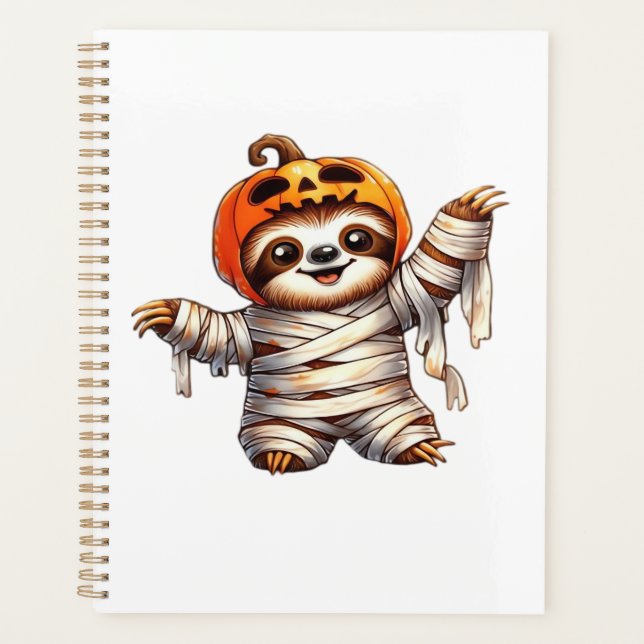 Sloth Mummy Halloween Classic T-Shirt (Devant)