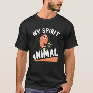 Sloth My Spirit Animal   Sloth Enthusiast T-Shirt