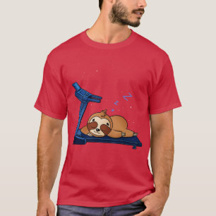 Sloth Napping On A Treadmill T-Shirt