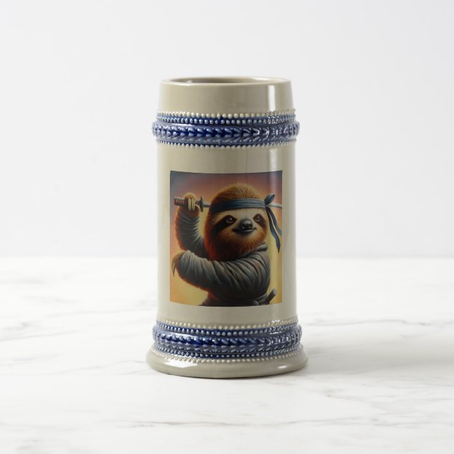 Sloth Ninja Beer Stein (Center)