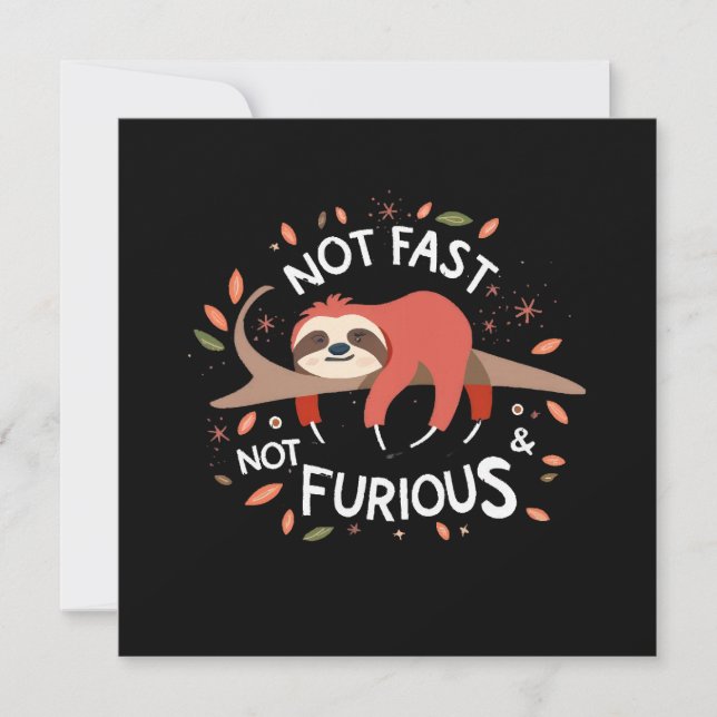 Sloth - Not Fast Not Furious (Front)