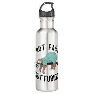 Sloth Not Fast Not Furious 710 Ml Water Bottle