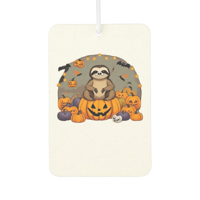 Sloth-o-ween Classic T-Shirt Air Freshener (Front)