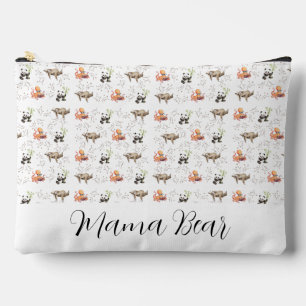 Sloth Octopus Panda Party  Accessory Pouch