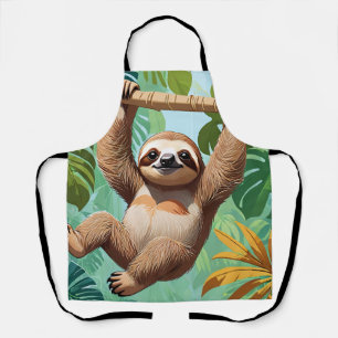 Sloth on a Tree  Apron