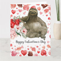 Sloth on Valentine's Day