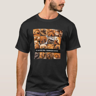 Sloth or Croissant AI Machine Learning Food or Obj T-Shirt