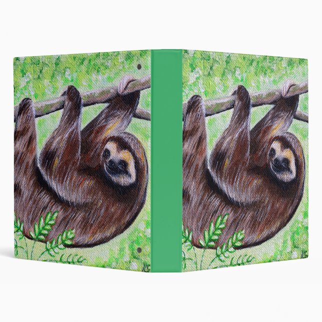 Sloth Painting Binder (Background)