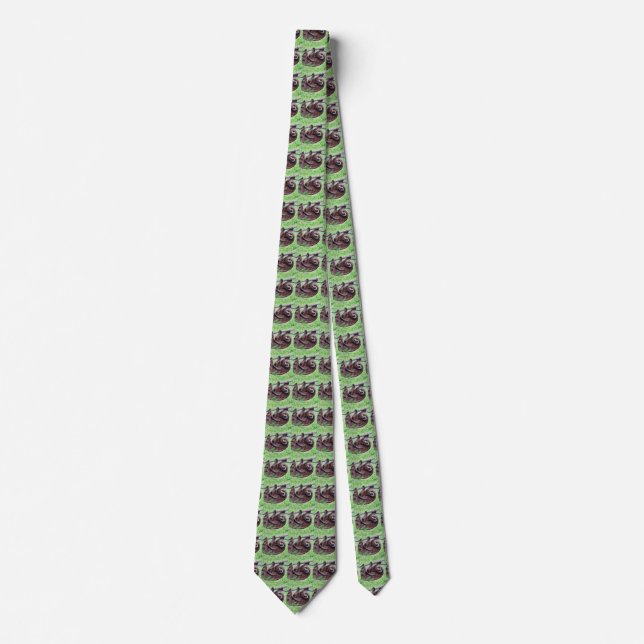 Sloth Painting Tie (Front)