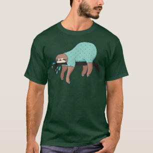 Sloth Pajama Party Cute Sleeping Sloth Lover Z000 T-Shirt