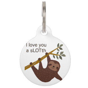 Sloth Pet Tag