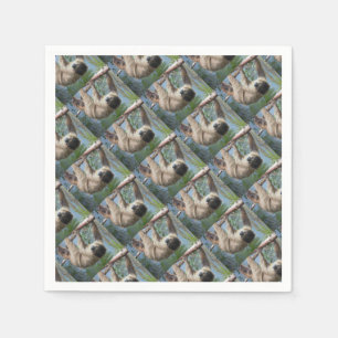 Sloth Photo Napkin