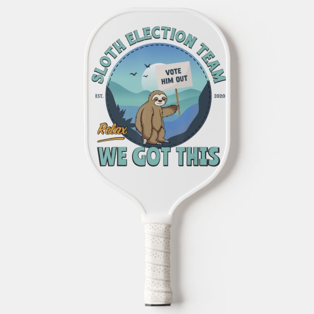 Sloth Pickleball for Lover Sport Pickleball Paddle (Front)