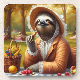 Sloth Picnic Coaster