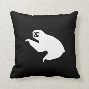 Sloth Pictogram Throw Pillow