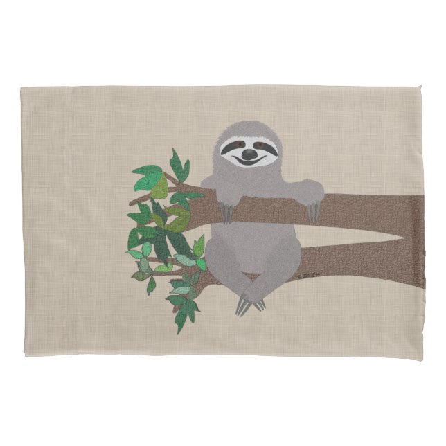 Sloth Pillow Case (Front)