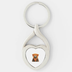 Sloth pizza funny weird prank meme cute happy chri keychain