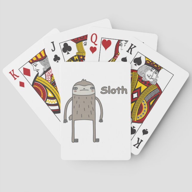 Sloth Playing Cards (Back)