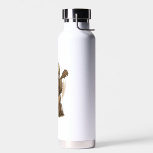 Sloth Playing Guitar Water Bottle