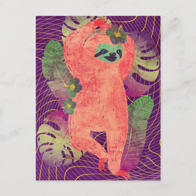 Sloth Postcard (Front)