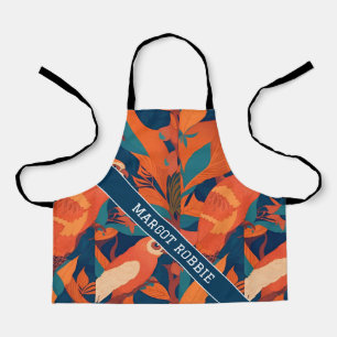 Sloth Rainbow Colourful Personalized Pattern Apron
