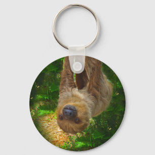 Sloth Rainforest Gifts Keychain