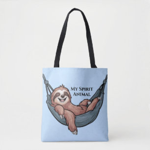 Sloth Relaxing Tote Bag